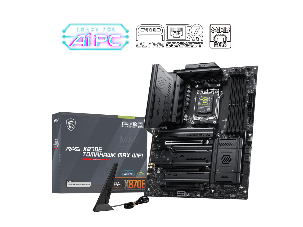 X870E Atx Motherboard - Материнская плата MSI MAG X870E TOMAHAWK