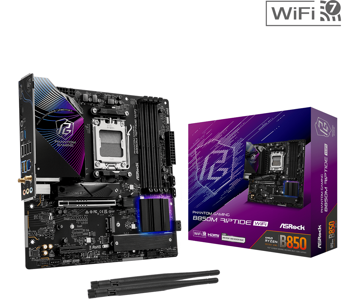 ASROCK B850M Riptide WiFi Новы – обзор и цена X870E Atx Motherboard