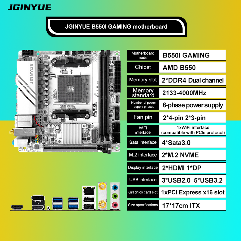 Материнская плата JGINYUE AMD  – обзор и цена X870E Atx Motherboard