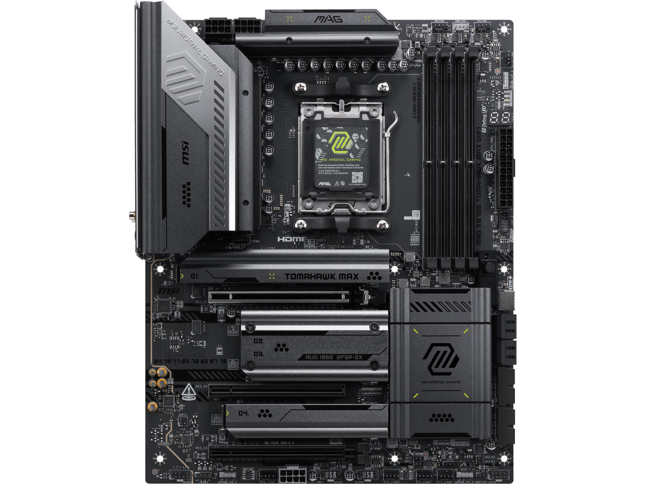 Материнская плата MSI MAG X870 – обзор и цена X870E Atx Motherboard
