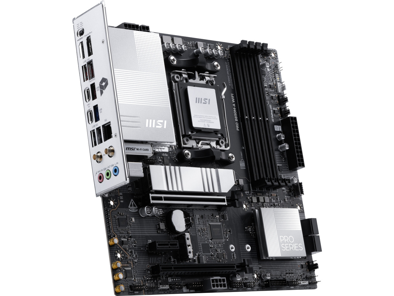 MSI PRO B850M-A WIFI AM5, Wi-F – обзор и цена Am5 Micro Atx Pcie 5.0 Motherboard