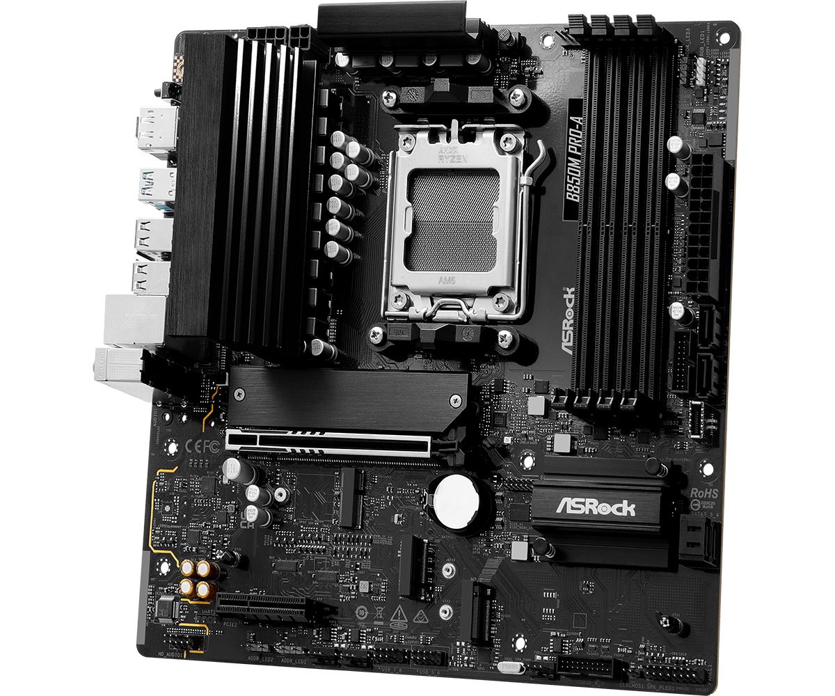Материнская плата ASROCK B850M – обзор и цена Am5 Micro Atx Pcie 5.0 Motherboard